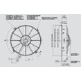 thumbnail image 2 of Spal Advanced Technologies 12in Pusher Fan Paddle Blade 1640 CFM, 2 of 3
