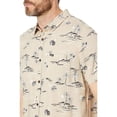 thumbnail image 4 of Rip Curl TAUPE Men's Party Pack Short Sleeve Button Front Shirt, 2XL, 4 of 4