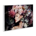 thumbnail image 4 of Stupell Industries Nature Florals Female Portrait Plants & Flowers Painting Unframed Art Print Wall Art, 19 x 13, 4 of 8