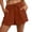 22# Vermilion, variant on Cotton Gauze Shorts for Women 2026 Summer Elastic Waist Drawstring Loose Fit Casual Beach Vacation Shorts Green L