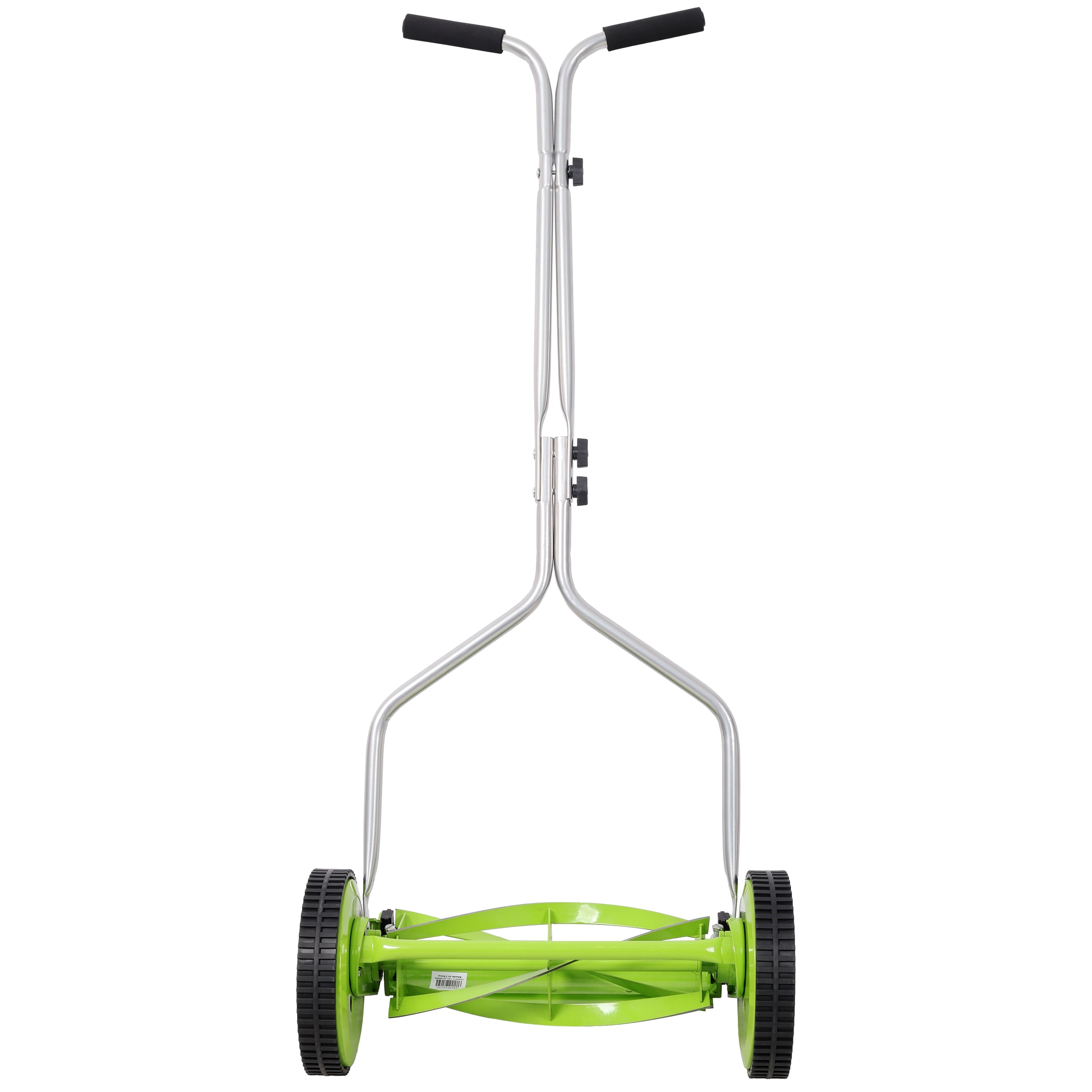 14in Push Lawn Mower, Push Reel Lawn Mower, Green Color,