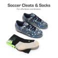 thumbnail image 2 of Tacos de Fútbol Juveniles DREAM PAIRS Talla 12.5 Gris Oscuro Azul, 2 of 5