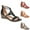Black, variant on asdoklhq Women's Sandals Shoes,Summer New Plus Size Women's Zipper Round-Toe Wedge Sandals