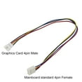thumbnail image 2 of Gennel-Cable Adaptador De Ventilador Gpu Pwm, Placa Base Estándar De 4 Pines A Gpu Mini, Cable De Alimentación De Extensión De 4 Pines, Conector De Ventilador De Refrigeración Para Tarjeta Gráfica, 2 of 5
