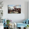 thumbnail image 4 of Horace Vernet Napoleon Bonaparte Leading His Troops Over The Bridge of Arcole Poster Canvas Picture Printing Wall Art Modern Aesthetic Decoration Suitable for Office Home, 4 of 10