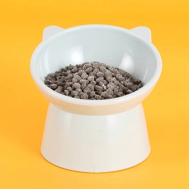 Comedero para Mascotas Lcp251111002 | Comedero Elevado para Perros con Inclinación de 15° y Antiderrames | Plato Antisalpicaduras para Agua y Comida | Plástico Transparente Duradero | Diseño Extraíbl