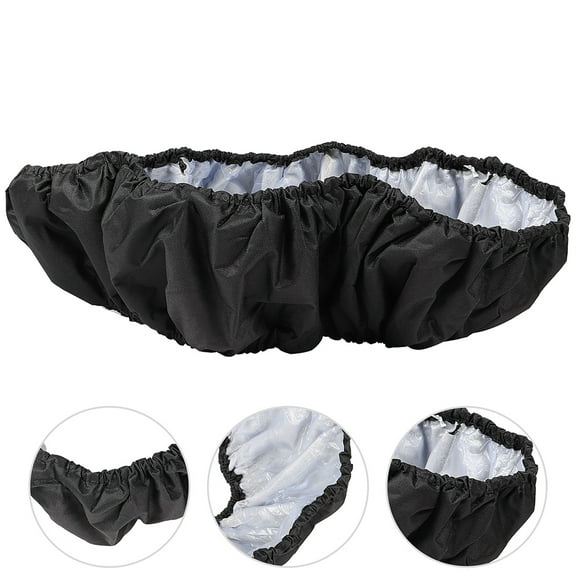 LOLIPPYY Waterproof Black Trampoline Cover for Protecting Children Durable Oxford Cloth Spring Cover 72.0 Inches