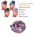 thumbnail image 3 of Minnieouse Hijab de estilo étnico con nudo turbante, pañuelo elástico elegante para la frente, accesorios transpirables para la cabeza, adornos para el Sombreros Violeta Minnieouse AP011231-02, 3 of 6
