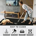 thumbnail image 4 of Koloko Outdoor Runner Rug Indoor Non-Slip Area Rugs Custom Size Carpet Runners with Rubber Backing Mat for Hallway Kitchen Entryway Garage Laundry Solid Black, 4ft x 23ft, 4 of 8