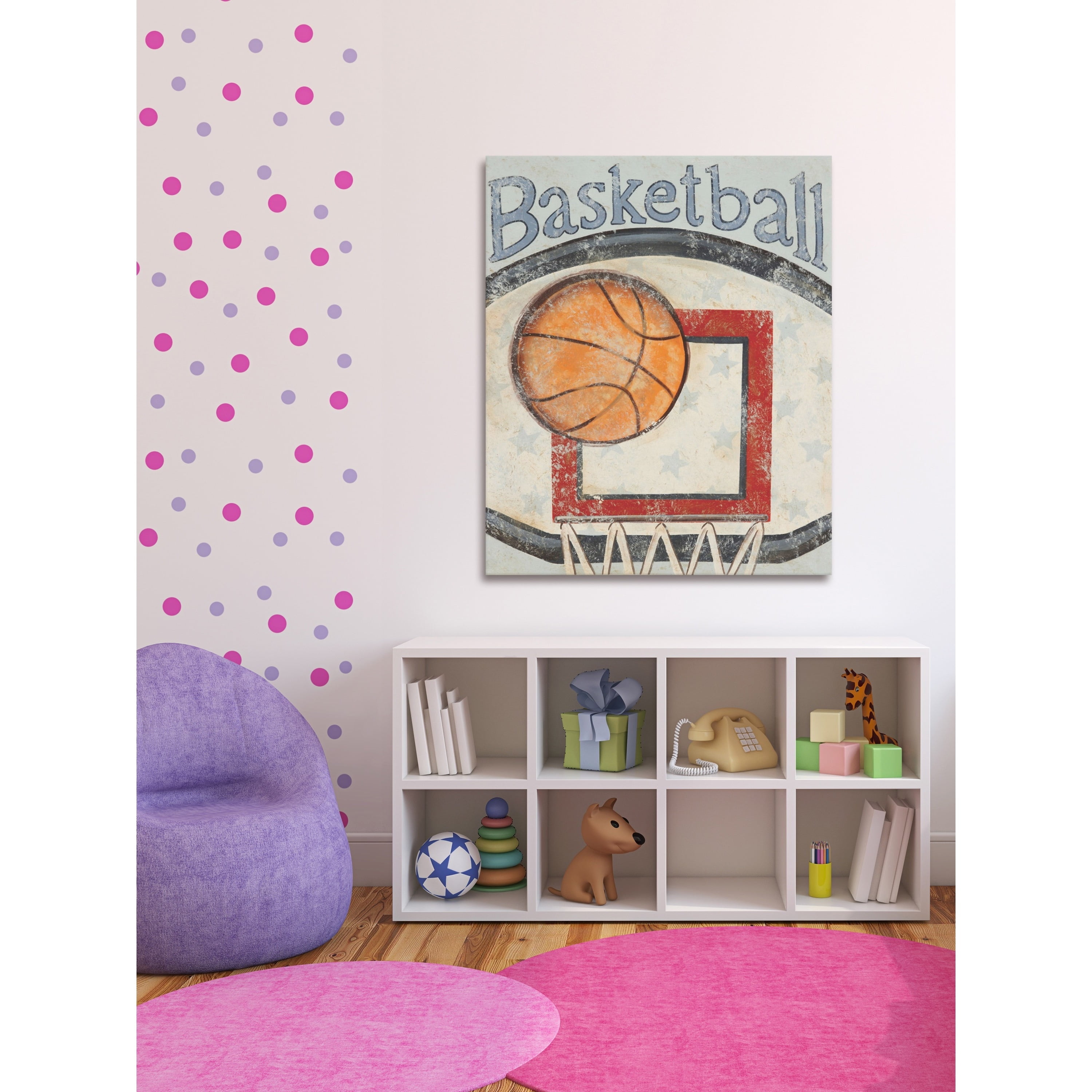 Marmont Hill "Backboard" by Reesa Qualia Painting Print on Wrapped Canvas