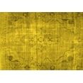 thumbnail image 1 of Ahgly Company Machine Washable Indoor Rectangle Persian Yellow Traditional Area Rugs, 5' x 8', 1 of 4