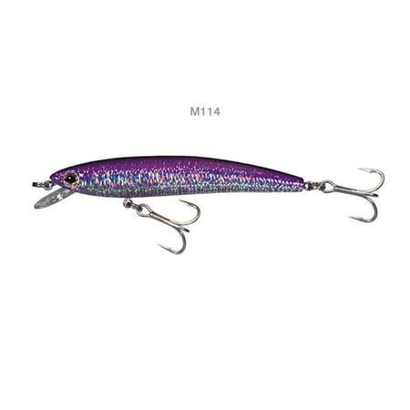 - yo-zuri pin's minnow floating purple hitch baby trout floater lure f1016-m114
