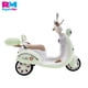 thumbnail image 3 of Motocicleta Montable Con Luces, Sonido, Eléctrica Para Niñas verde, 3 of 9