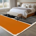 thumbnail image 4 of 5x8 Area Rugs for Living Room, Orange Black Non Slip Area Rugs for Kitchen Bedroom Entryway, Farmhouse Striped Modern Abstract Art Washable Carpet Runner Rug Floor Mats for Bedroom Home Decor, 4 of 8