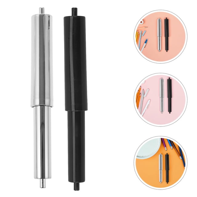 AURARMLET Porte-Rouleau de Papier Toilette en Fer Tube Porte-Mouchoirs Rouleau Plastique Noir 4 Pcs