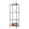 thumbnail image 3 of UBesGoo 4-Tier Black Steel Wire Shelving Unit Storage Rack, 18"D x 12"W x 50"H, 3 of 8
