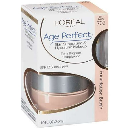 Loreal Paris Age Perfect Skin Supporting & Hydrating Makeup For Mature Skin - Soft Ivory (Best Drugstore Foundation For Mature Skin Over 50)