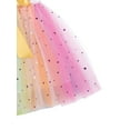thumbnail image 3 of ZIYIXIN Toddler Baby Girls Skirts Ruffled Elastic High-Waist Tulle Tutu Skirt Pearl Sequin Bow Princess Party Casual Outfit Multicolor 2-3 Years, 3 of 6