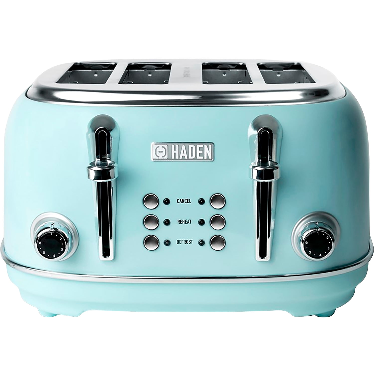 provjetravati obilno izolacija  Haden Heritage 4-Slice Pop-Up Toaster Turquoise (75005) - Walmart.com