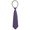 Purple, variant on INSPIRE CHIC Men's Pre-Tied Zipper Tie Solid Color Formal Casual Adjustable Wide Tie Purple 35cm/13.8'
