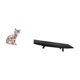 thumbnail image 5 of Figura de escritorio,Estatua de gato en estante,escritorio,oficina,decoración del hogar,Bandeja para servir,Bandeja para servir fruta,centro de mesa y almacenamiento,Bandeja rectangular de, 5 of 8