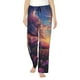 thumbnail image 1 of Balery Dreamy Dandelion Sunset Pantalones de pijama para mujer, pijamas ultraligeros, pantalones de estar por casa-Large, 1 of 6