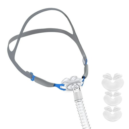 Babiler A Nasal Pillow Mask with 360 Rotating Elbow, Multi-Vent Design for CPAP Machine with Replacement Tube, Extra Nasal Pillows, Large, Medium, Small