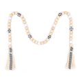 thumbnail image 2 of Yirtree Farmhouse Beads 34in Wood Bead Garland with Tassels Rustic Country Decor Prayer Boho Beads Big Wall Hanging Decor, 2 of 8