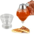 thumbnail image 1 of Distributeur de Miel avec Base Distributeur de Sirop Sans Goutte Pot de Sirop en Plastique Réutilisable 200ml Grande Capacité Pot de Miel en Forme de Peigne, 1 of 9