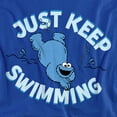 thumbnail image 3 of Sesame Street Cookie Monster Just Keep Jumping Kids T Shirt for Youth Boys and Girls, Royal, Large, 3 of 4
