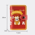 thumbnail image 2 of Festival Gifts Creative Large Capacity Card Protection Chinese Character Multi-Card Space Women Cartoon Card Bag Credit Card Holder Driver License Holder Key Holder D, 2 of 8