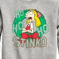 thumbnail image 3 of Hey Arnold! - Ho Ho Ho Stinko - Toddler And Youth Crewneck Fleece Sweatshirt, 3 of 5