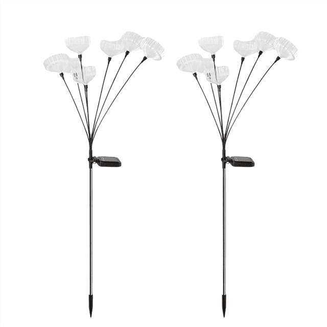 Outdoor Solar, Jellyfish Lights, Outdoor Solar Path Lights, LED Garden Landscape, Ground-Inserted Lawn Lights
