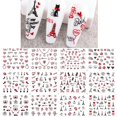 thumbnail image 1 of 12 hojas de pegatinas para decoración de uñas del día de San Valentín, pegatinas autoadhesivas 3D para uñas, labios rojos sexys, corazón de diamante rosa, diseños de uñas de la Torre Eiffel, suministr, 1 of 5