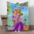 thumbnail image 4 of Rapunzels Blanket Travel Throw Blanket - Measures 60 x 50 Inches Super Lightweight Soft & Cozy Travel Accessories for Rapunzels Bed Sofa Living Room Couch Home Decor, 4 of 4