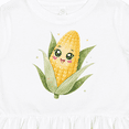 thumbnail image 4 of Inktastic Cute Kawaii Corn on the Cob Girls Toddler Dress, 4 of 5