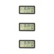 thumbnail image 1 of Wosthever Reloj Potente sensor de luz para reloj digital Fin de semana Cualquier mañana Potente despertador con alarma inteligente Negro Type1 NO1, 1 of 1