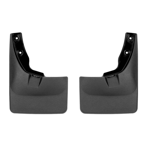 WeatherTech Custom No Drill Splash Guard MudFlaps compatible with 2022-2025 Nissan Frontier, Rear Pair - Black