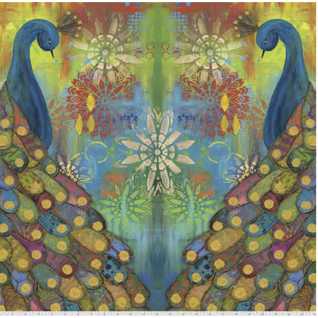 Free Spirit Sue Penn Pizzazz  Multi Cotton Fabric By The Yard