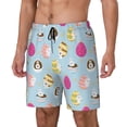 thumbnail image 2 of Daiia Happy Easter Mens Swim Trunks Swim Shorts Quick Dry Swim Shorts with Mesh Lining Pockets-XX-Large, 2 of 9