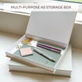 thumbnail image 3 of Cnshop Set of 2 Decorative Linen Book Boxes, Aesthetic Fake Book Storage & Keepsake Box for Home Decor, 3 of 10