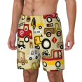 thumbnail image 2 of Haiem Vehicles Men'S Quick-Dry Swim Trunks: Comfortable Beach Shorts With Mesh Lining And Pockets - Ideal For Swimming And Sunbathing Large, 2 of 9
