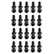 thumbnail image 1 of 20Pcs M3 Tornillos de Cabeza Esférica Hexagonal de Metal para  Tt01 Tt02  D5 1/10, Negro, 1 of 1