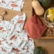 thumbnail image 2 of Juego de 3 Toallas de Cocina a Cuadros, algodón con Rizo Absorbente, Toallas de Cocina Decorativas, Naranja Quemado/Verde/Blanco, 16 x 28 Pulgadas, 2 of 5