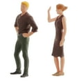 thumbnail image 2 of 5pc RaceMedal 1/64 Diorama Doll Mujeres Hombres Personaje para Siku Greenlight Yotijar Colecciones de muñecas Diorama, 2 of 7