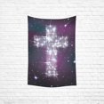 thumbnail image 2 of CADecor Galaxy Starry Cross Wall Tapestry Dorm Art Home Decor 40x60 inches, 2 of 2
