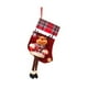 thumbnail image 1 of sweethay Medias de rejilla de Navidad copo de nieve calcetines de muñeca 3D con pierna larga bocadillos de caramelo colgante bolsa de regalo decoración Kits de decoración para fiestas Alce sweethay HA069610-03, 1 of 6