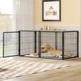 thumbnail image 4 of Large Dog Cage 63.7" Dog Kennel for Medium Dogs Puppy Dog Playpen with Top, Pet Cage, Indoor, Black, 63.7"W x 34.2"D x 31.7"H, 4 of 7