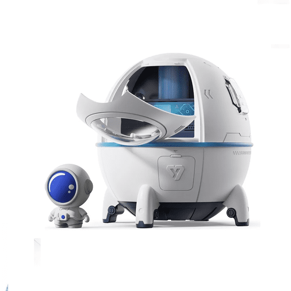 Humidificador De Aire Silencioso Astronauta Blanco