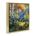 thumbnail image 2 of Stupell Industries Contemporary Autumn Golden Birch Grove Gold Floating Frame Canvas Art, 25 x 25, by Kate Jarvik Birch, 2 of 8